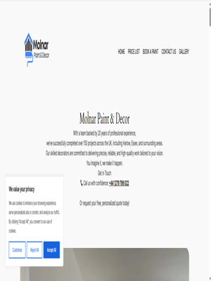 Molnar Paint And Decor LTD Reference